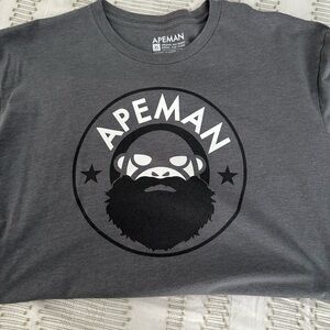Apeman Gray Graphic T-Shirt